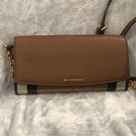 burberry henley wallet on chain|burberry cardholder clearance.